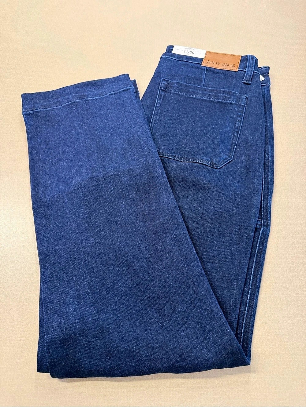 NWT Judy Blue Dark Wash High Waisted Straight Fit Jeans size 11/30